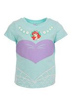 Load image into Gallery viewer, Disney Princess Little Girls 5 Pack T-Shirt Blue/Pink/Yellow 6-6X