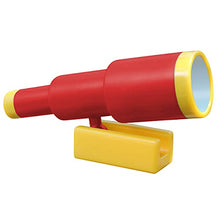 Load image into Gallery viewer, Jungle Gym Kingdom Playground Accessories - Red Pirate Ship Telescope for Kids - Plastic Accressory for Outdoor Playhouse, Playset, Backyard Swing Set - Replacement Parts for Treehouse