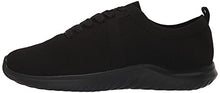 Load image into Gallery viewer, Clarks Women's Nova Glint Sneaker, Black/Black, 8