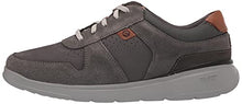 Load image into Gallery viewer, Clarks Men's Gaskill Vibe Sneaker, Dark Grey Combination, 12 Wide