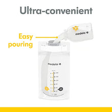 Load image into Gallery viewer, Medela Breastmilk Storage Bags Ready to Use Breast Milk Storing Bags for Breastfeeding Self Standing Bag Space Saving Flat Profile Hygienically PreSealed 6 Ounce, White, 50 Count