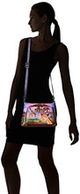Load image into Gallery viewer, Anna by Anuschka Hand Painted Leather Women's Cross Body Organizer, Serengeti Sunset