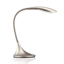 Load image into Gallery viewer, Gooseneck Dimmable LED Desk Lamp, 3-Level Touch Sensitive Control Table Reading Lamp, Sleek Swing Arm Office Desk Lamp, Eye-Caring Craft Task Light for Office/Nightstand