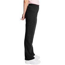 Load image into Gallery viewer, Hanes Women's EcoSmart Open Bottom Leg Sweatpants, Plum Port, 2X Large