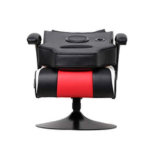 Load image into Gallery viewer, X Rocker Falcon Pedestal PC Office Gaming Chair, 32" x 25" x 42", Black/Red