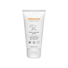 Load image into Gallery viewer, Erbaviva Organic Baby Sunscreen 2.5 Ounce - Coral Reef Safe, Natural, UVA & UVB Protection, Water Resistant, Infused with Essential Oils