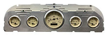 Load image into Gallery viewer, Dolphin Gauges 1960 1961 1962 1963 Chevy Truck 5 Gauge Dash Cluster Panel Set Programmable Tan