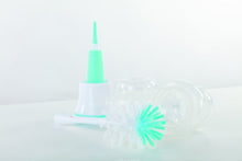 Load image into Gallery viewer, OXO Tot Bottle Brush with Nipple Cleaner and Stand, Aqua