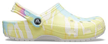 Load image into Gallery viewer, Crocs Men's and Women's Classic Tie Dye Clog, Pastel Tie Dye, 9 US