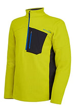 Load image into Gallery viewer, Spyder Men's Standard Bandit Half Zip Mid-Layer Jacket, Citron, Large