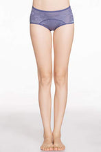 Load image into Gallery viewer, YOYI FASHION Women Menstrual Period Briefs Jacquard Easy Clean Panties 3 Pack US Size XL/8, Blove,Skin,Nelumbo