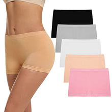 Load image into Gallery viewer, Cotton Boyshort Underwear for Women Seamless Panties Stretch Boxer Briefs Boy Short Panty (X-Large, B2204COT-2)