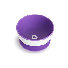 Load image into Gallery viewer, Munchkin Stay Put Suction Bowl,Purple, Green & Blue 3 Pack