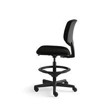 Load image into Gallery viewer, HON Volt Task Stool - Leather Office Stool for Standing Desk, Black (H5705)