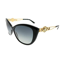 Load image into Gallery viewer, Versace Womens Sunglasses (VE4295 57) Black/Grey Acetate - Polarized - 57mm