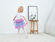 Load image into Gallery viewer, Girls Tutu Purple Tutu Rainbow Princess Ballet Toddler Tutus for Girls, Lt Pur Rainbow, 2-6 Years