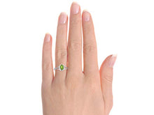 Load image into Gallery viewer, RYLOS Simply Elegant Beautiful Peridot & Diamond Ring - August Birthstone