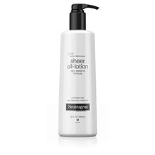 Load image into Gallery viewer, Neutrogena Moisturizing Sheer Body Oil-Lotion, Lightweight & Fast-Absorbing Sesame Oil Formula, 32 fl. oz