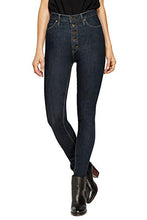 Load image into Gallery viewer, Hybrid & Company Womens Super Stretch 5 Button Hi Waist Skinny Jeans Indigo 1
