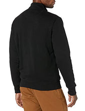 Load image into Gallery viewer, Amazon Essentials Men's Full-Zip Fleece Mock Neck Sweatshirt, Black, Large