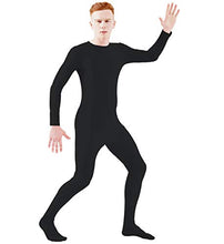 Load image into Gallery viewer, Ensnovo Adult Spandex One Piece Unitard Full Bodysuit Costume Black, XL