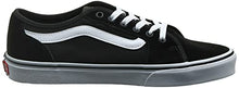 Load image into Gallery viewer, Vans Men's Filmore Decon Sneaker, Suede Canvas Blk White, 11
