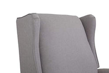 Load image into Gallery viewer, Amazon Brand – Ravenna Home Manning Swivel Base Recliner, 34.6"W, Grey