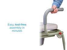Load image into Gallery viewer, NOVA Medical Products Drop Arm Commode with Padded Seat and Back, Drop Down Arms for Easy Transfer, Stand Alone Bed Side Commode and Over The Toilet Commode, Comes with Bucket, Lid and Slash Guard