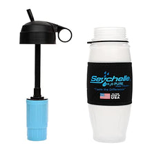 Load image into Gallery viewer, Seychelle pH2O Alkaline Water Filter Bottle - Increases pH and Filters Water - 28 oz