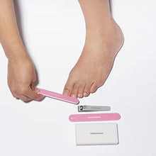 Load image into Gallery viewer, Tweezerman Exclusive Rose Tea Essential Pedicure Kit