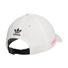 Load image into Gallery viewer, adidas Originals Men's Adventure Relaxed Fit Cotton Ripstop Strackpack Cap, Cloud White/Active Purple/Core Pink, One Size