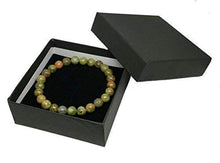 Load image into Gallery viewer, ISSUWA Natural Stone 8mm Gemstone Round Beads Women Men Beaded Stretch Bracelet with Box and Meaning Card (Unakite)