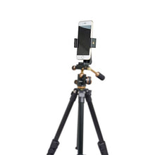Load image into Gallery viewer, Bestshoot Phone Tripod Mount Adapter & Smartphone Remote Controller, Smartphone Holder Clip Compatible with iPhone Samsung and All Cell Phones, Rotates Vertical Horizontal Adjustable Clamp