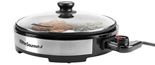 Load image into Gallery viewer, Elite Gourmet EMG6505G Smokeless Indoor Electric BBQ Grill with Glass Lid, Dishwasher Safe, PFOA-Free Nonstick, Adjustable Temperature, Fast Heat Up, Low-Fat Meals Easy to Clean Design