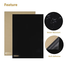 Load image into Gallery viewer, Caydo 12PCS Black Self Adhesive Felt Sheets, Soft Velvet Sticky Back Felt for Jewelry Box and Drawer Liner, Art and Craft Making(A4 Size)