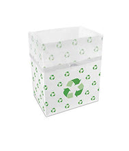 Load image into Gallery viewer, Clean Cubes 13 Gallon Disposable Sanitary Trash Cans & Recycling Bins, 6 Pack (Recycle)