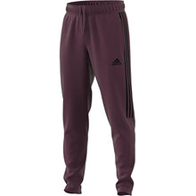 Load image into Gallery viewer, adidas Men's Aeroready Sereno Regular Slim Tapered Cut 3-Stripes Pants, Victory Crimson, X-Small