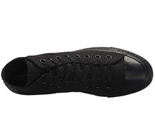 Load image into Gallery viewer, Converse Hi Top Black Mono 7.5