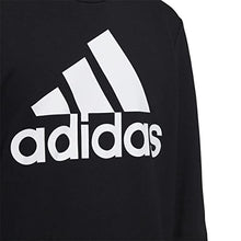 Load image into Gallery viewer, adidas Men's Fleece Sweatshirt, Black/White, X-Large
