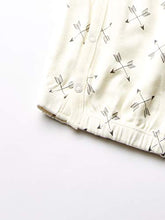 Load image into Gallery viewer, Touched by Nature Baby Organic Cotton Kimono Gowns, Fox, 0-6 Months
