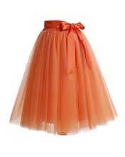 Load image into Gallery viewer, DRESSTELLS Tutus for Women Tulle Skirt Knee Length Girls Tutu Skirt for Evening Party Homecoming Gown Prom Black L-XL