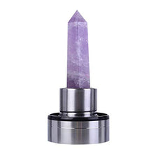 Load image into Gallery viewer, SAOI Amethyst Crystal Glass Water Bottle