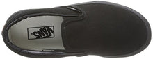 Load image into Gallery viewer, Vans Boys' Classic Slip-On Black/Black 1.5