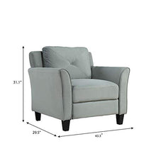 Load image into Gallery viewer, Harper & Bright Designs 3 Pieces Living Room Sets, Living Room Furniture Sofa Set Include Armchair Loveseat Couch
