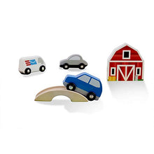 Load image into Gallery viewer, Melissa & Doug Deluxe Activity Road Rug Play Set with 49 Wooden Vehicles and Play Pieces