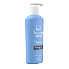 Load image into Gallery viewer, Neutrogena Fresh Foaming Facial Cleanser & Makeup Remover with Glycerin, Oil-, Soap- & Alcohol-Free Daily Face Wash Removes Dirt, Oil & Waterproof Makeup, Non-Comedogenic, 9.6 fl. oz