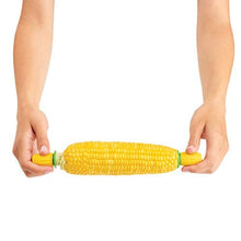 Load image into Gallery viewer, Kuhn Rikon Corn Holders - 8 Piece Set Yellow/Green