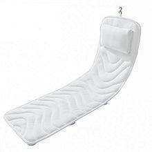 Load image into Gallery viewer, Full Body Bath Pillow, Upgraded Non-Slip Bath Cushion for Tub, Spa Bathtub Pillow Mattress for Head Neck Shoulder and Back Rest Support,Hot Tub Accessories – 50"x 15"