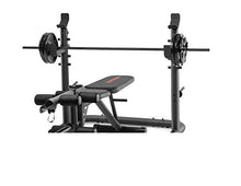 Load image into Gallery viewer, Weider XRS 20 Olympic Workout Bench with Independent Squat Rack and Preacher Pad
