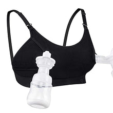 Load image into Gallery viewer, Hands Free Pumping Bra, Momcozy Adjustable Breast-Pumps Holding and Nursing Bra, Suitable for Breastfeeding-Pumps by Lansinoh, Philips Avent, Spectra, Evenflo and More(Black, Large)